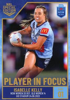 2022 NRL Player In Focus #WS001 Isabelle Kelly Front